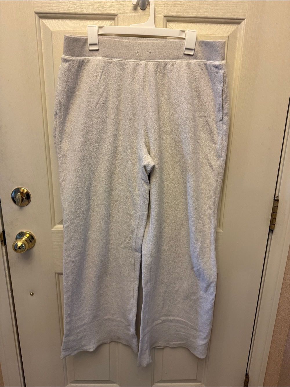 Aerie Terry Lounge Pants in Light cream